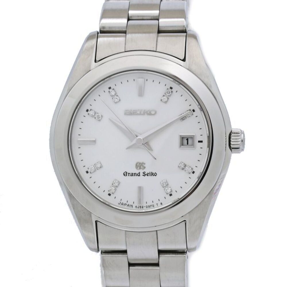 SEIKO Grand Seiko STGF073 4J52-0AB0 Diamond Watch for Women, Stainless Steel,...